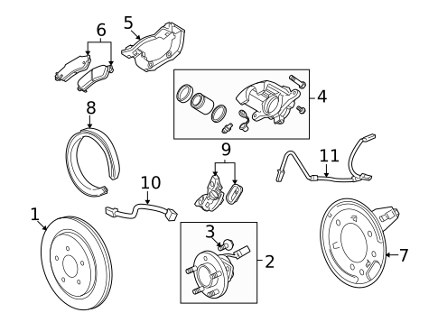 Disc Pads & Brake Shoes for 2012 Cadillac CTS #1