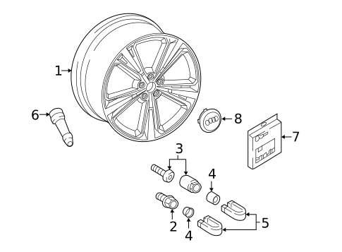 Wheels for 2025 Audi SQ8 #0
