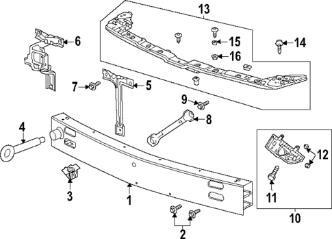 Bumper & Components - Front for 2025 Cadillac CT5 #0