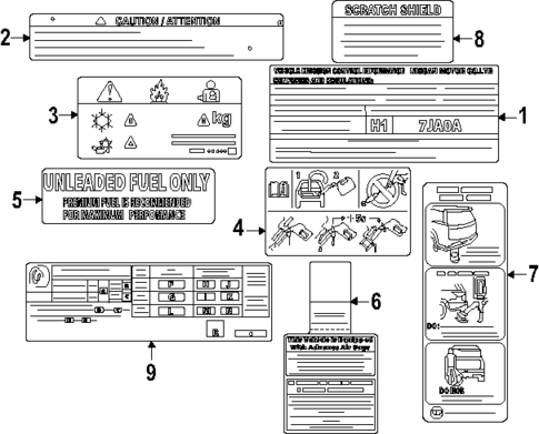 Labels for 2025 Nissan Armada #0