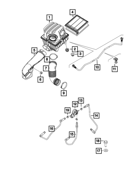 Air Cleaner for 2018 Fiat 500X #0