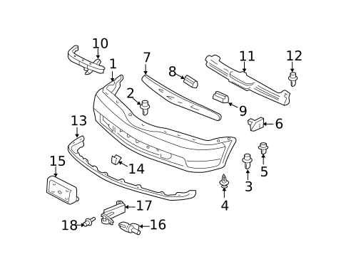 Automatic Temperature Controls for 2003 Acura TL #1