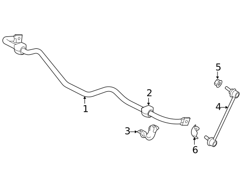 Stabilizer Bar & Components for 2023 Acura MDX #2