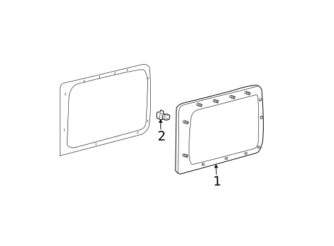 Glass & Hardware for 1998 Ford Expedition #1