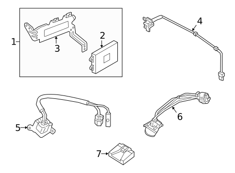 Parking Aid for 2017 Genesis G90 #1