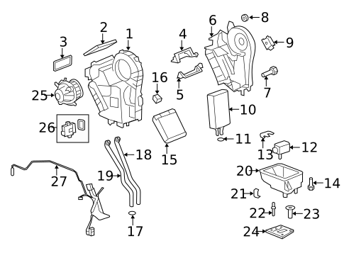 Auxiliary Heater & AC for 2024 Chevrolet Traverse Limited #1