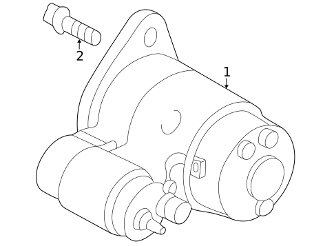 Starter for 2002 INFINITI QX4 #1