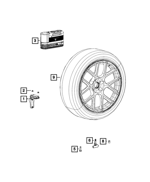 Keys, Modules and Engine Controllers for 2017 Dodge Charger #5