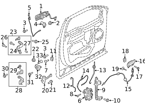 Lock & Hardware for 2019 Ford F-250 Super Duty #0