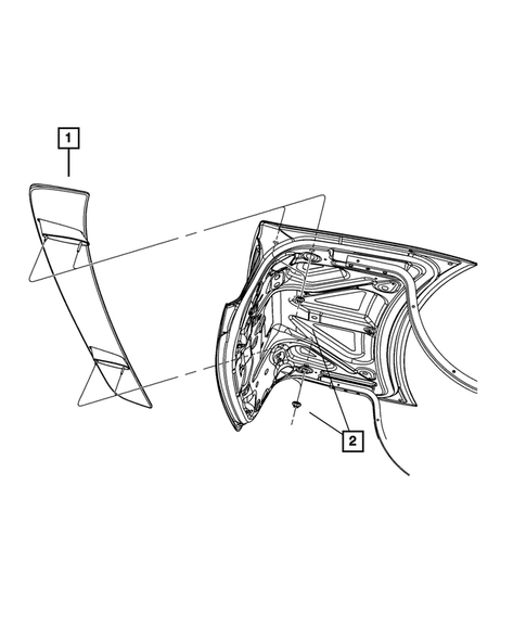 Deck Lid for 2015 Dodge Charger #1