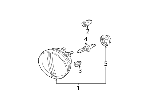 Fog Lamps for 2001 Toyota Highlander #0