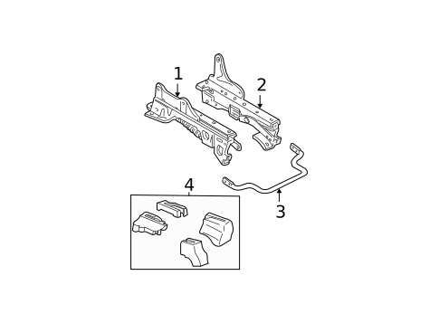 Tracks & Components for 2007 Ford Taurus #1