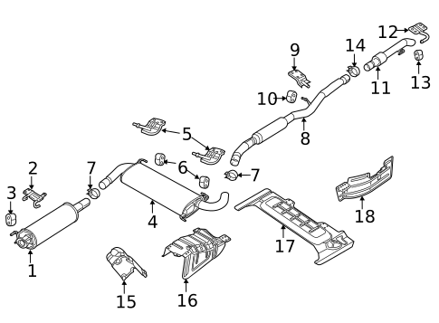 Exhaust Components for 2019 Ram ProMaster 3500 #0