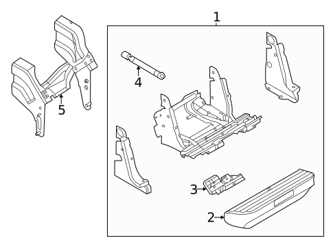 Exterior Trim - Pick UP Box for 2015 Ford F-150 #5
