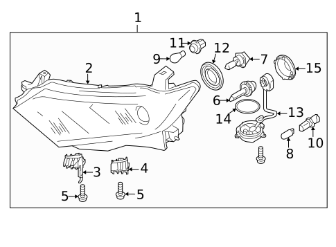 Bulbs - Chassis for 2015 Nissan Quest #4