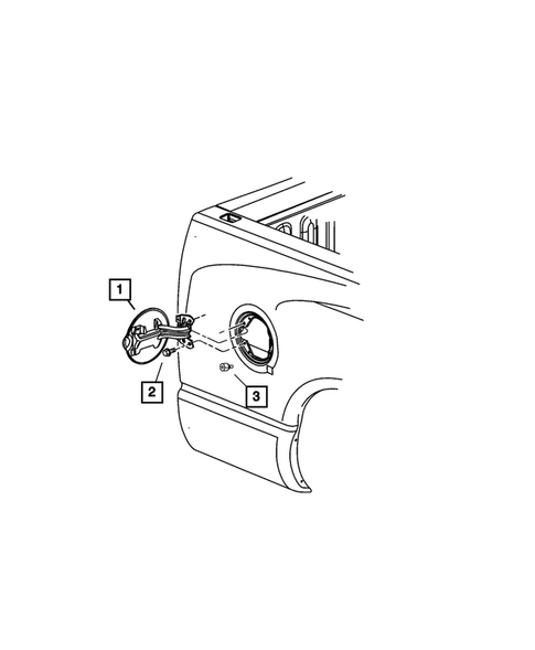 Pick-up Box and Fuel Filler Door for 2012 Ram 1500 #9