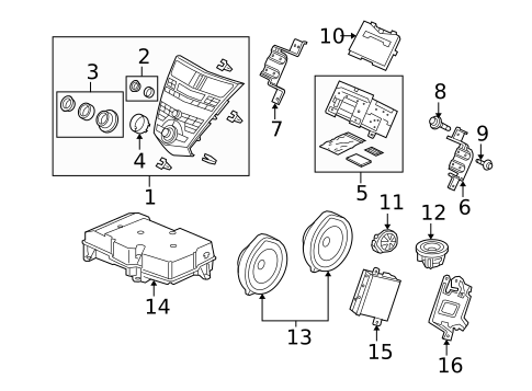 Sound System for 2011 Acura ZDX #0