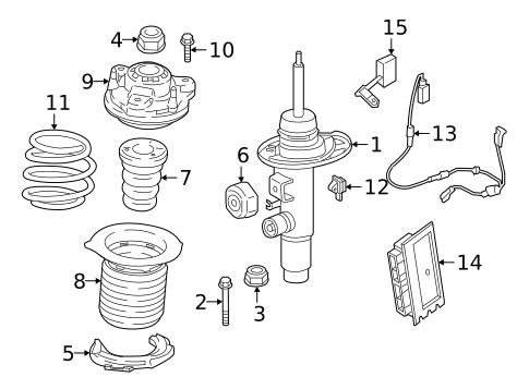 Struts & Components for 2023 BMW 330i #6