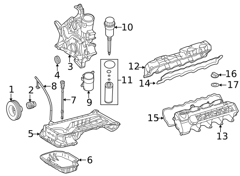 Engine Parts for 2006 Mercedes-Benz SL500 #0