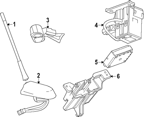 Communication System Components for 2024 Buick Encore GX #0