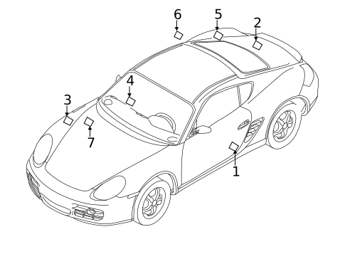 Labels for 2016 Porsche Cayman #0