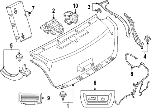 Interior Trim - Trunk for 2024 BMW i7 #0