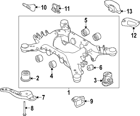 Suspension Mounting for 2023 Land Rover Range Rover Sport #0