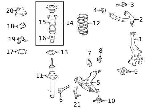 Suspension Components for 2024 Lexus IS300 #0