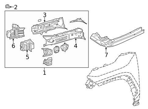 Structural Components & Rails for 2022 Toyota RAV4 #3