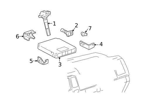 Powertrain Control for 2005 Toyota Tundra #0