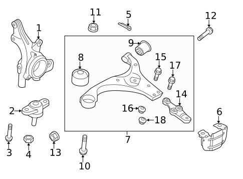 Suspension Components for 2013 Kia Forte #0