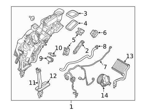 Switches, Solenoids & Actuators for 2018 Lincoln MKT #1