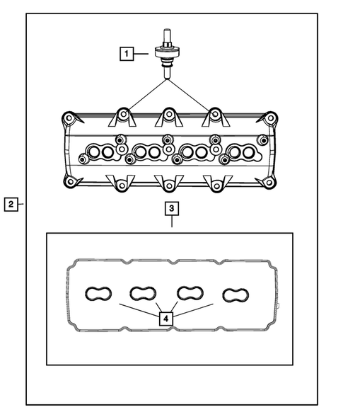 Cylinder Head for 2008 Jeep Commander #1