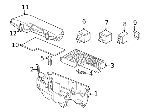 Electrical Components for 2004 Volvo S60 #1