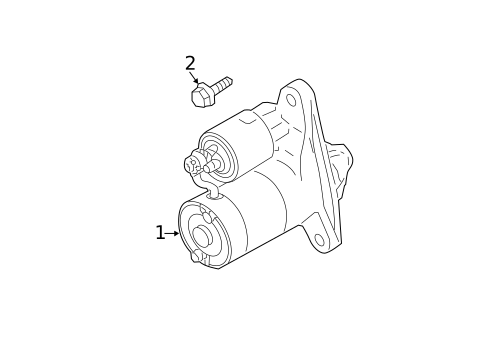 Starter for 2015 Nissan Juke #1