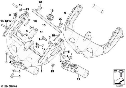 Motorcycle Trim Section, Windshield for 2001 BMW-Motorrad R 1150 RT #0