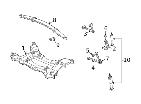 Suspension Components for 2004 Cadillac XLR #0