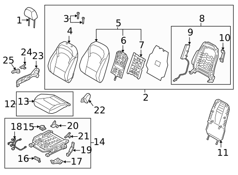 Heated Seats for 2020 Hyundai Elantra GT #1