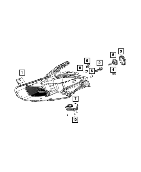 Lamps-Interior and Exterior for 2016 Dodge Dart #4