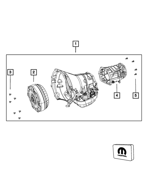 Automatic Transmission / Transaxle and Torque Converter for 2008 Dodge Ram 2500 #0