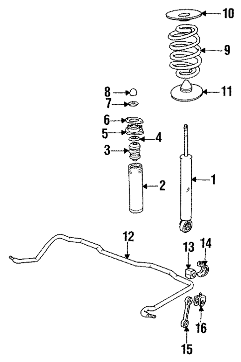 Shocks & Components for 1999 BMW 328i #1