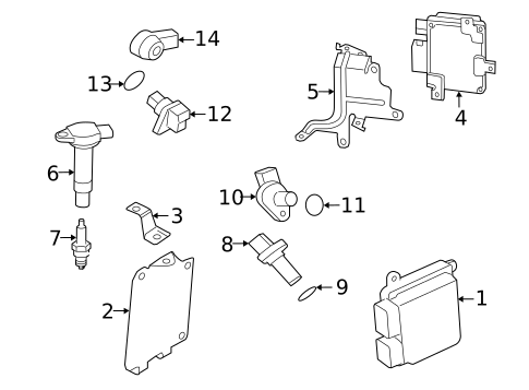Powertrain Control for 2018 Mitsubishi Outlander #0