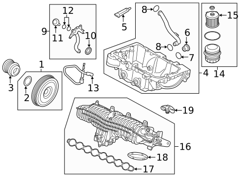 Engine Parts for 2023 Volvo V60 #8