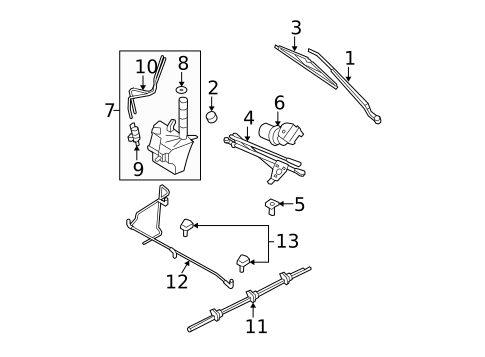 Wipers for 2011 Ford Escape #0