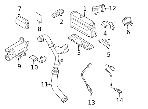 Fuel System Components for 2012 Hyundai Sonata #2