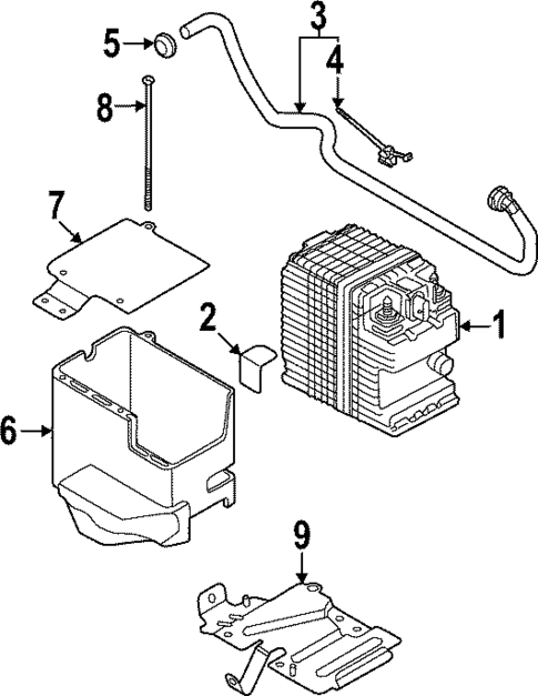 Battery for 2025 Audi A6 Quattro #1
