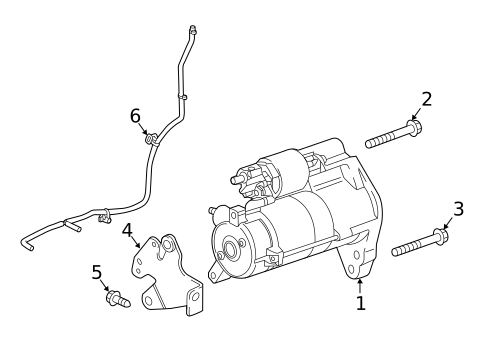 Starter for 2016 Land Rover Range Rover Sport #0
