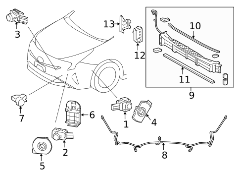 Electrical Components for 2016 Toyota Prius #0