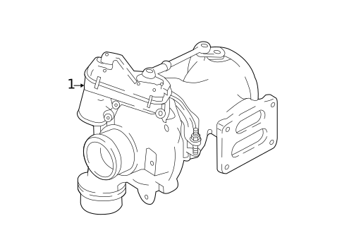 Turbocharger & Components for 2020 Jaguar F-Pace #1