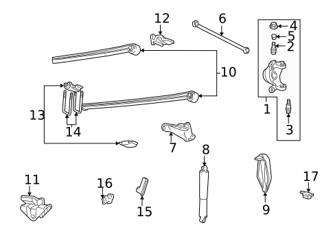 Shocks & Struts for 2000 Ford F-350 Super Duty #2